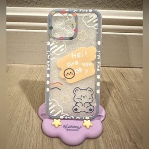 Cute Bear Silicone Soft iPhone Case